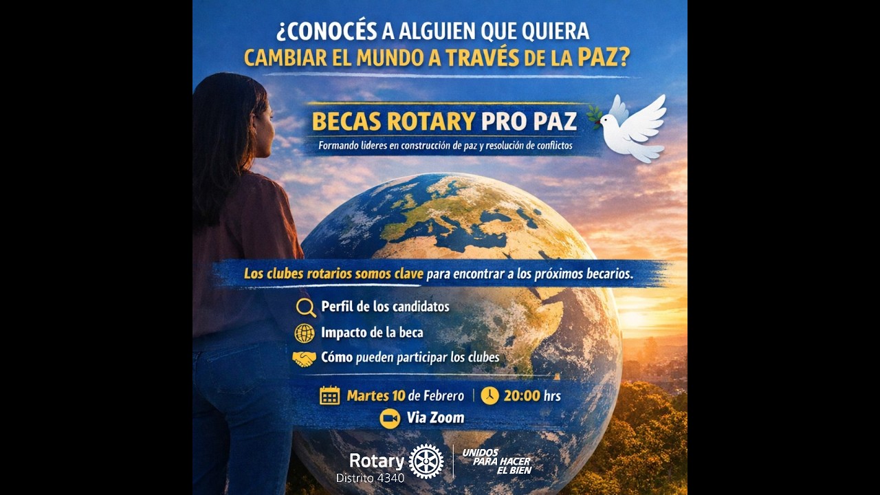 Charla Informativa:  Beca Pro Paz de Rotary
