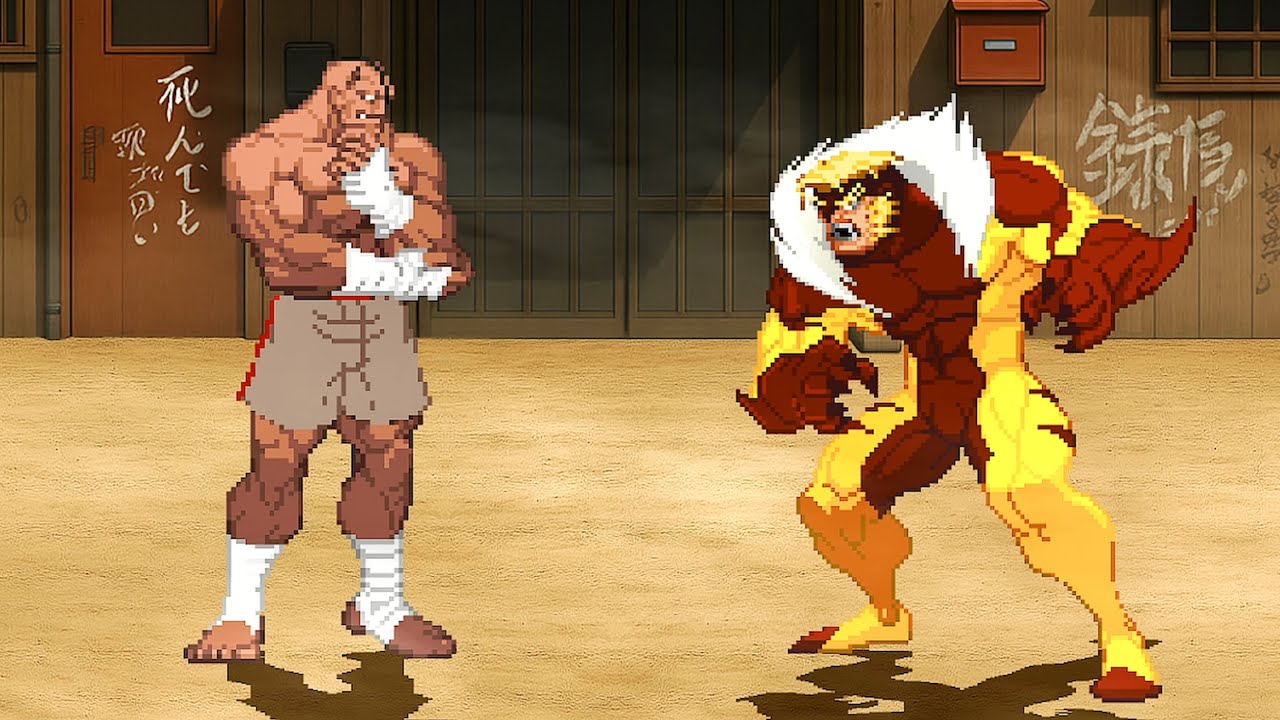 Angel Sagat Vs. Sabretooth - The Feral Predator