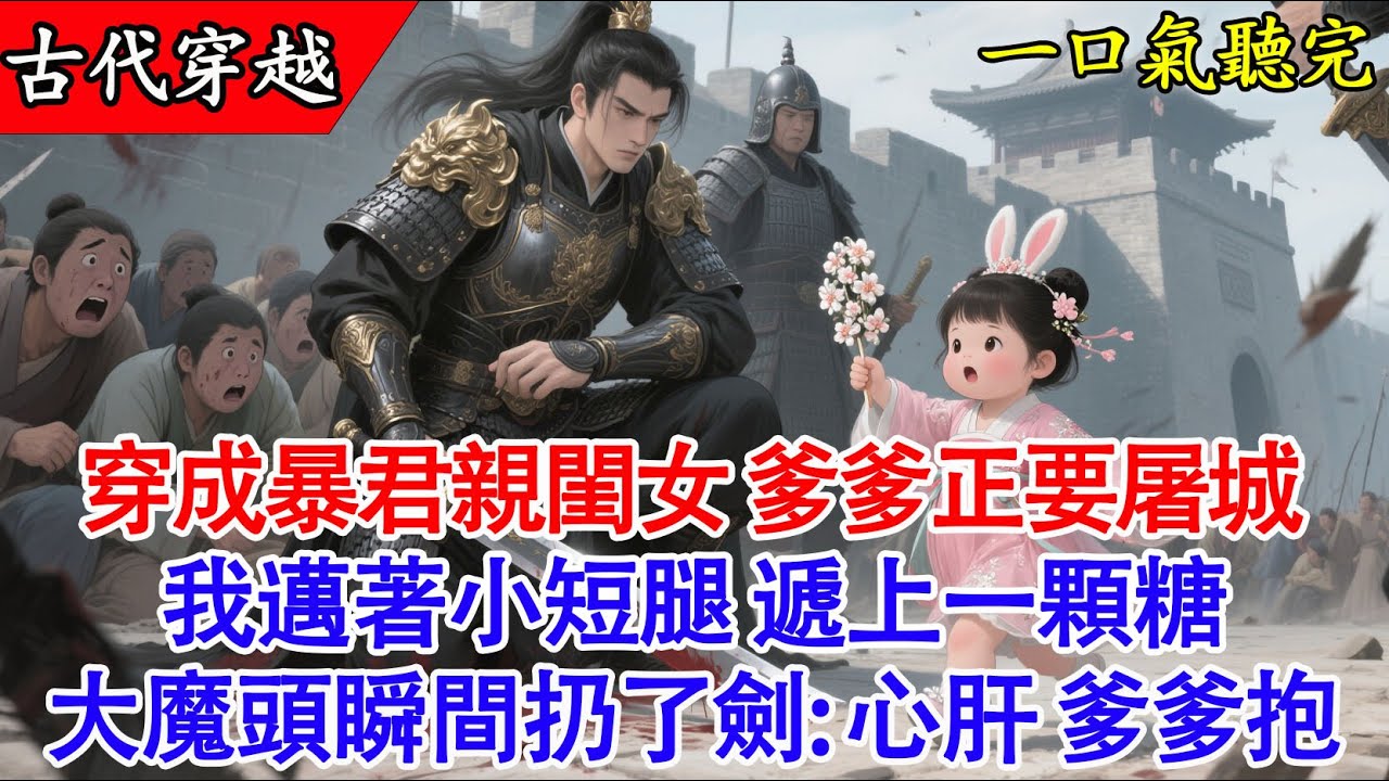 【完結小說】“屠城！一個不留！”我剛穿書，就看見我那便宜爹——大暴君楚燼，舉著滴血的劍，要殺光全城百姓！原書裡，他就是因為女兒“病逝”，發瘋屠城，最後落得個眾叛親離的下場。#穿越 #萌娃 #有聲書