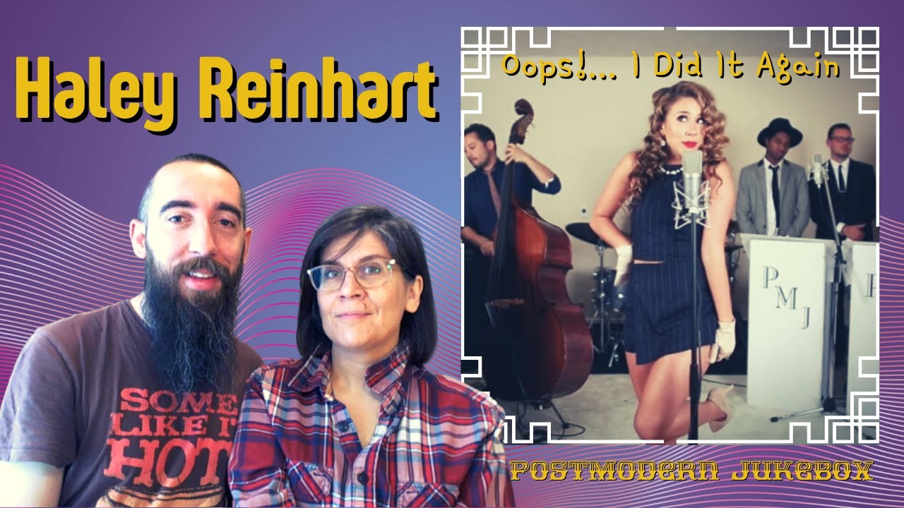 Postmodern Jukebox ft. Haley Reinhart - Oops!... I Did It Again (REACTION) with my wife