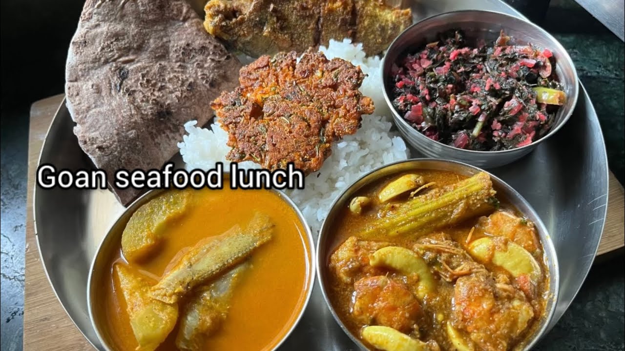 Goan seafood lunch #seafood #seafoodthali #goanrecipe