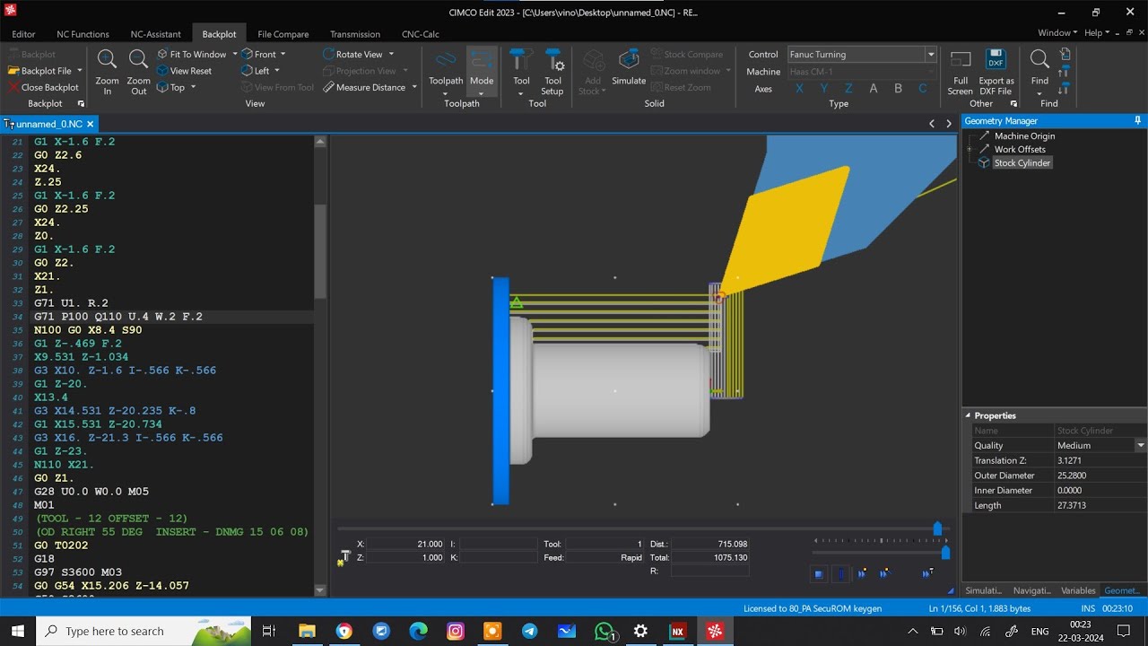 CIMCO EDIT  introduction  in Tamil . cnc simulation software