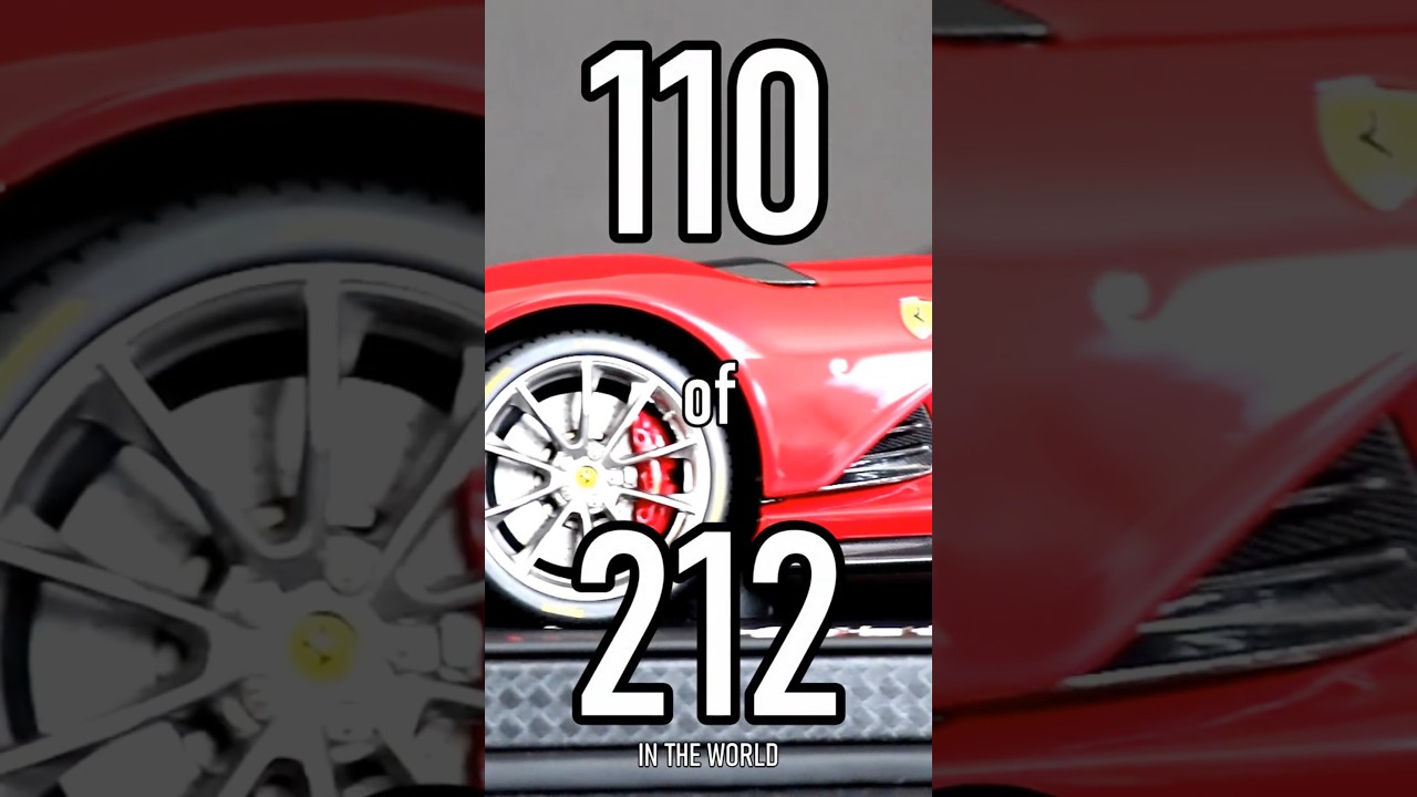 Up close with the 2023 Ferrari 812 Competizione by BBR Models