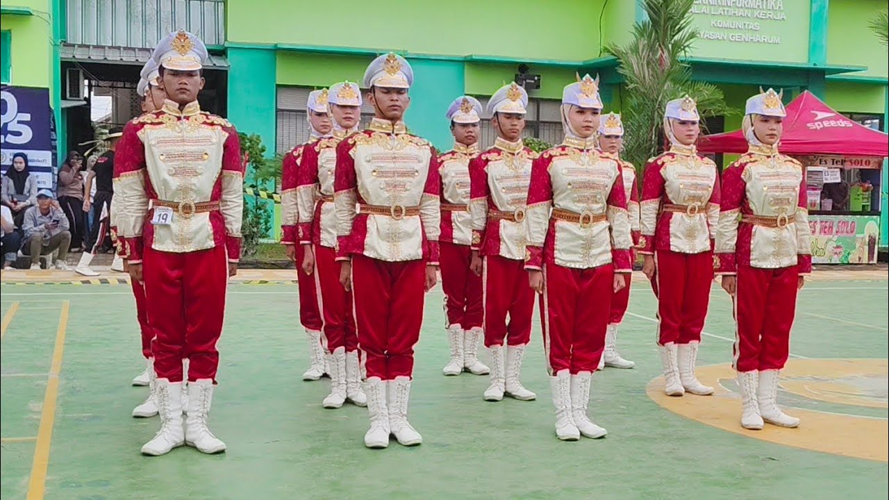 JUARA HARAPAN UTAMA 1 PASKIBRA SMAN 1 ANJATAN LKBB TCD WIRAUTAMA COMPETITION
