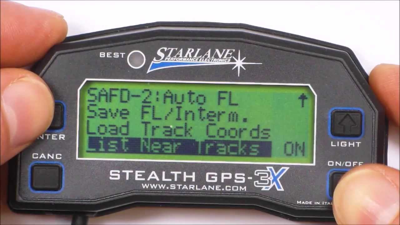 GPS Laptimer Stealth GPS 3X LITE, http://www.starlane-shop.de
