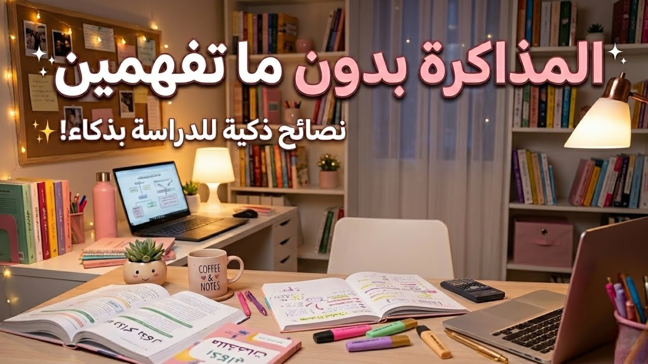 	إذا تحسين إنك تذاكرين بس ما تستفيدين |هنا الحل 