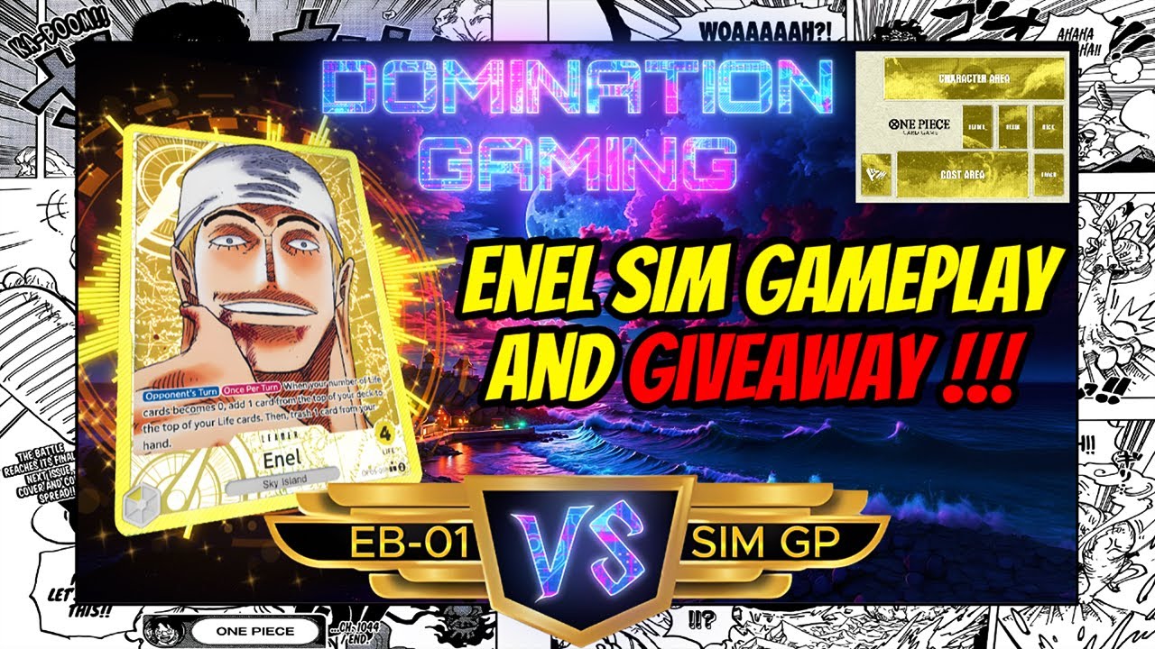 ⚡Control Enel Is The Way!! Its So Consistent!! + Giveaway Info | EB-01 SIM Gameplay ⚡