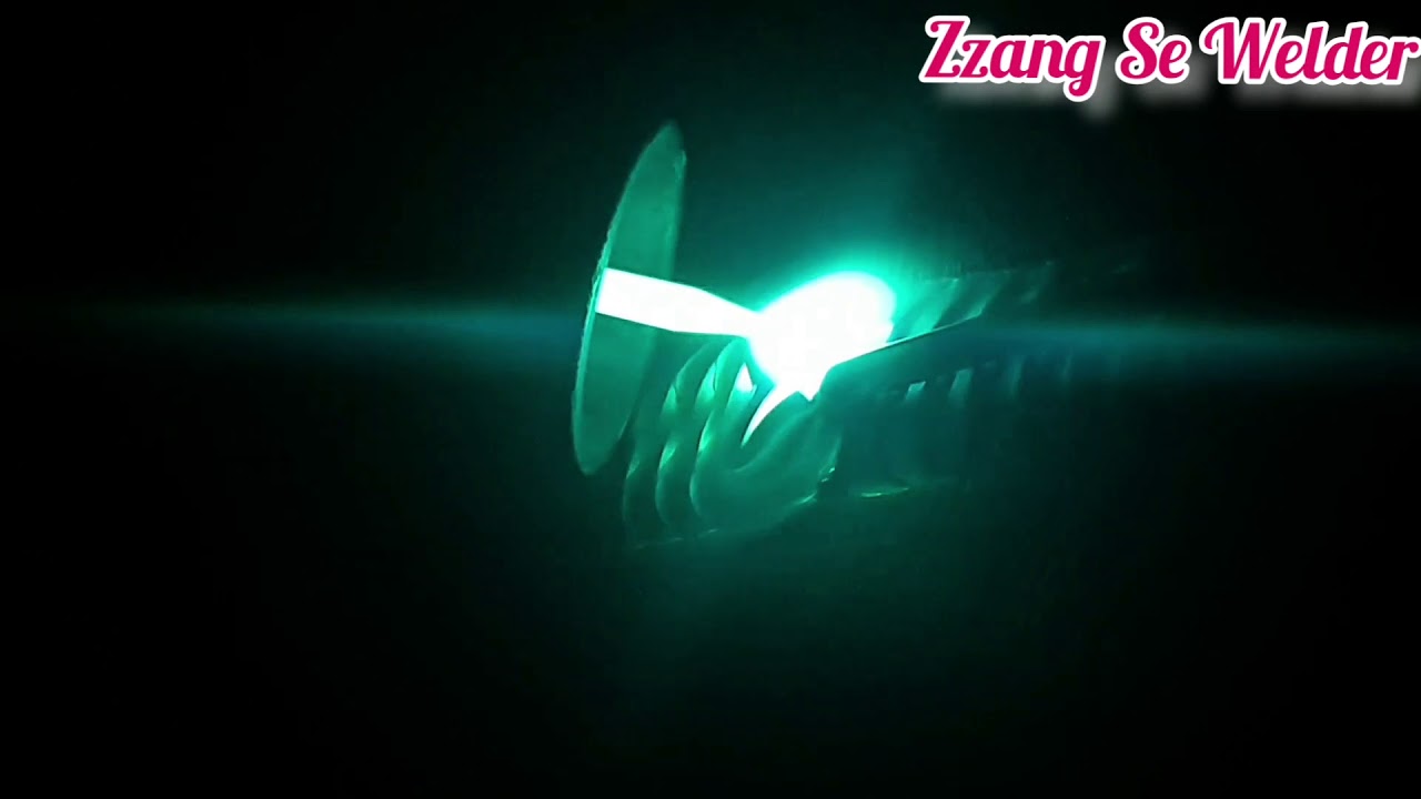 파이널 위빙 쇳물보기, 빽비드 확인...tig weldig finall bead& back bead