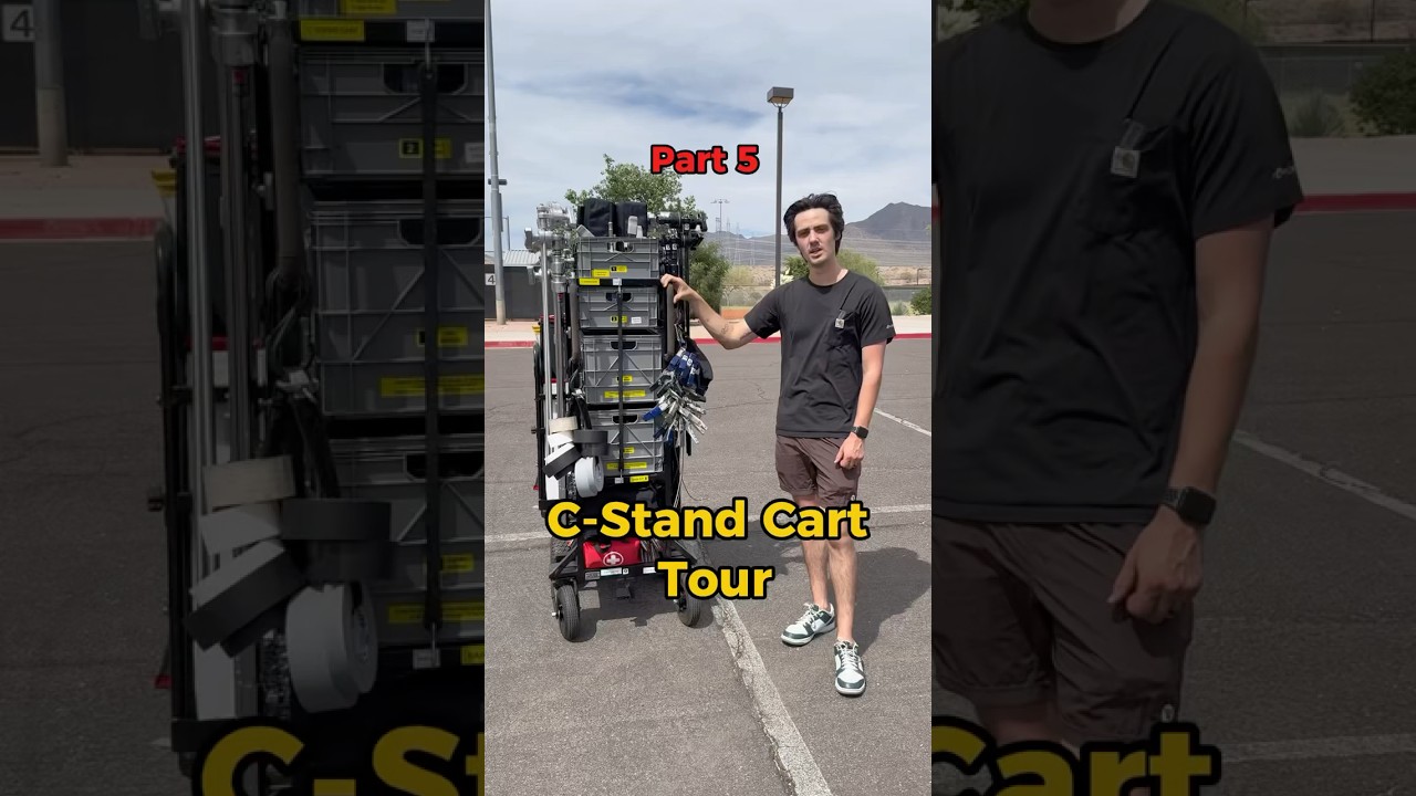 C-Stand Cart tour! #filmgear #gaffer #film #griptruck #filmcart