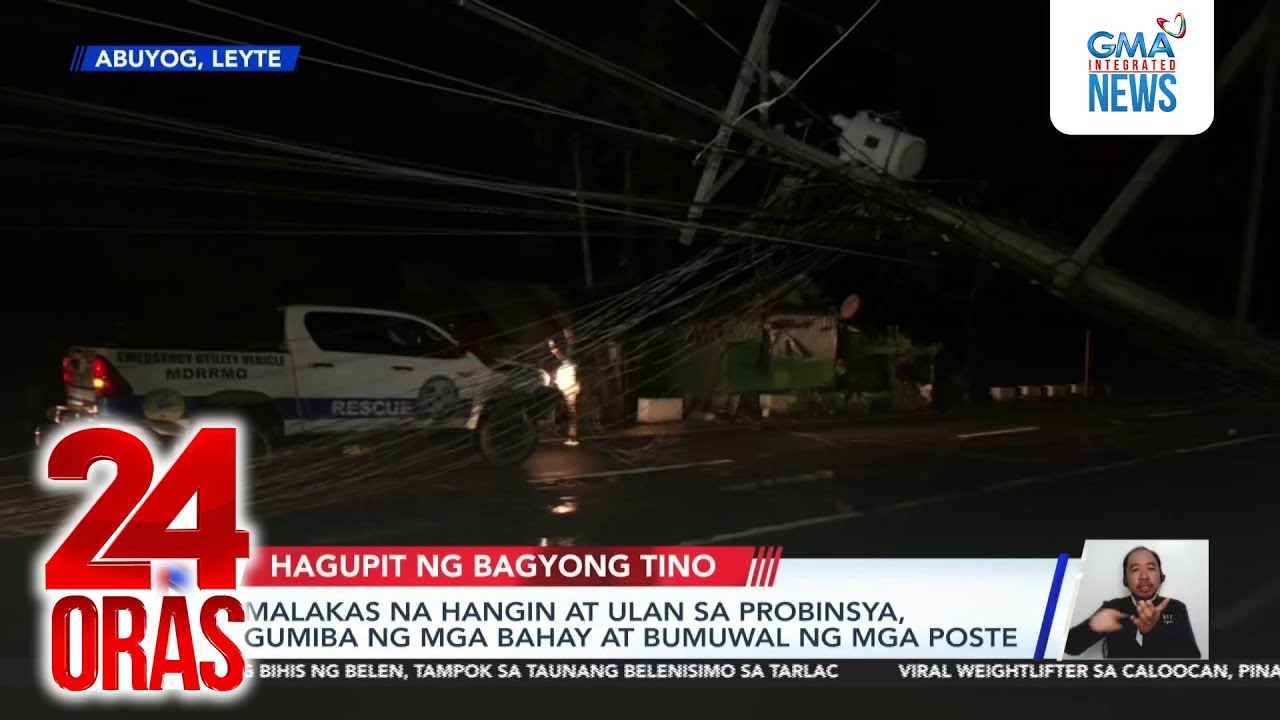 Typhoon Tino wreaks havoc in Leyte | 24 Oras