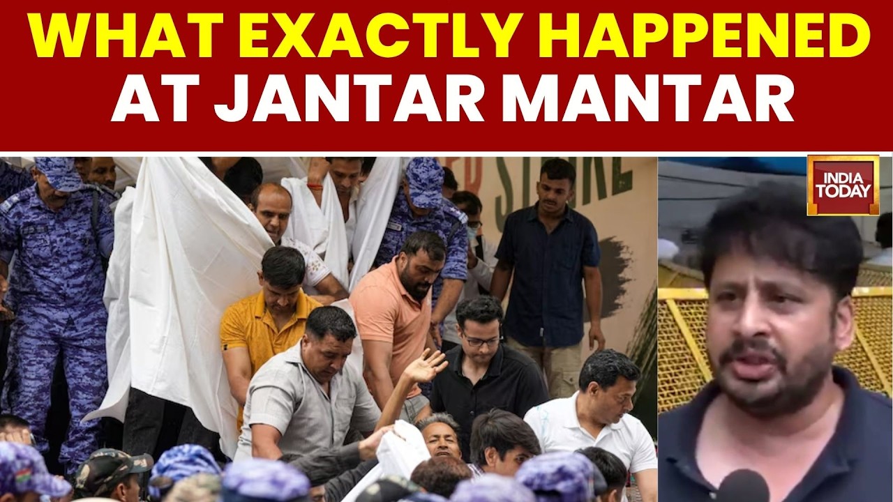 Sonam Wangchuk Removed From Protest Site Amid White Sheets and Human Chain | Jantar Mantar | CJP