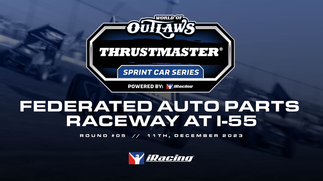 iRacing World of Outlaws Thrustmaster Sprint Car Series | R5 | Federated Auto Parts Raceway at I-55