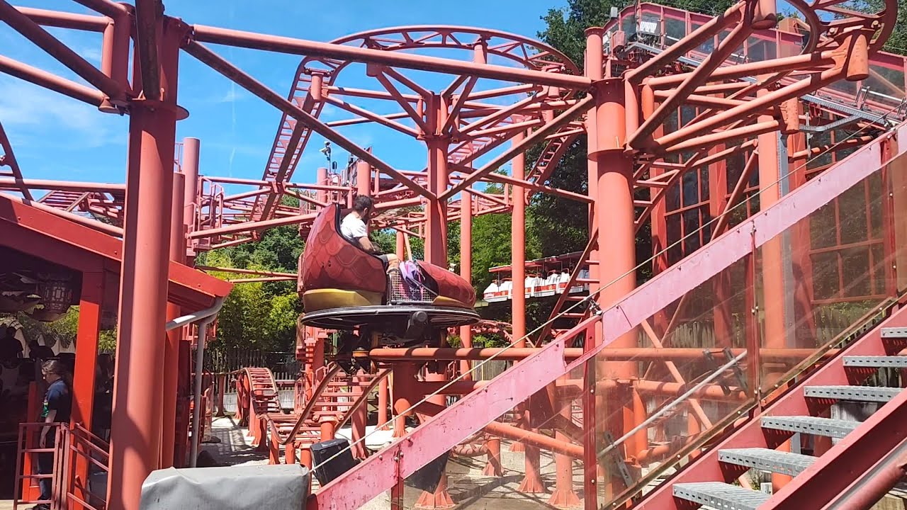 Dragon Rush at Gardaland - Off-Ride Footage