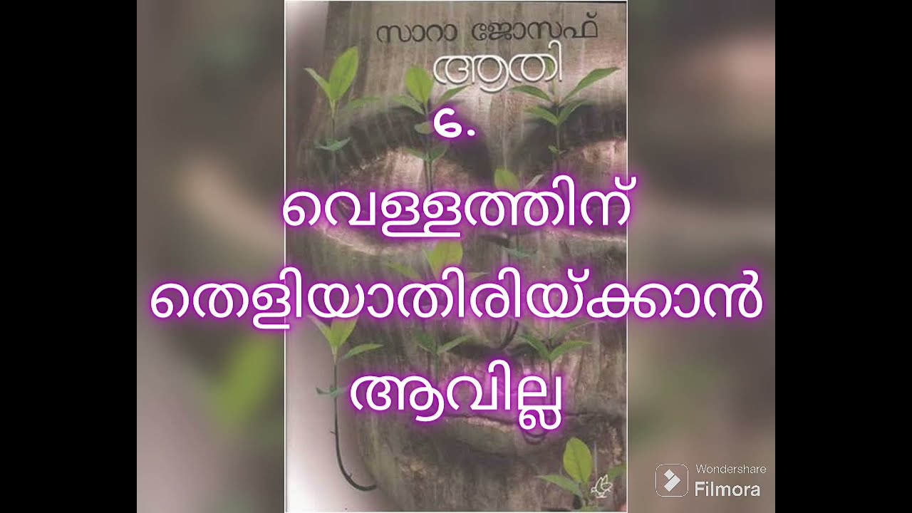 6. വെള്ളത്തിന് തെളിയാതിരിയ്ക്കാനാവില്ല || ആതി || സാറ ജോസഫ് || Aathi || Sarah Joseph