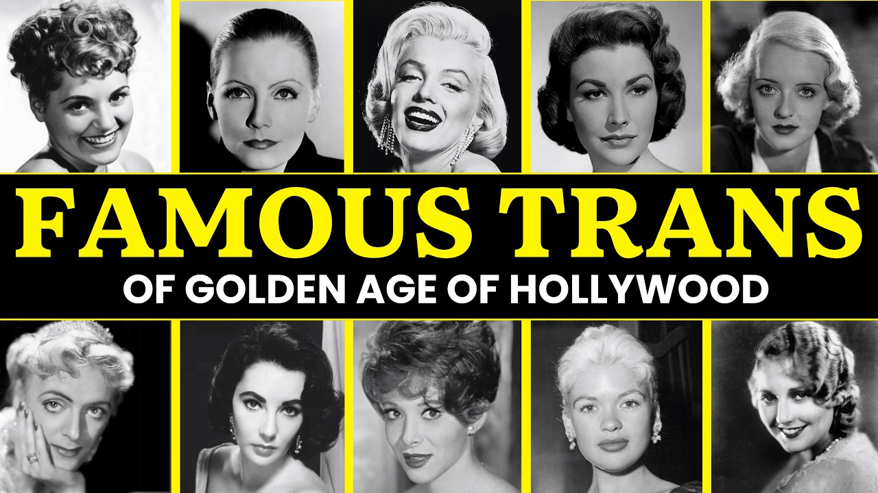 Golden Age Celebrities Who Were Actually Born Male