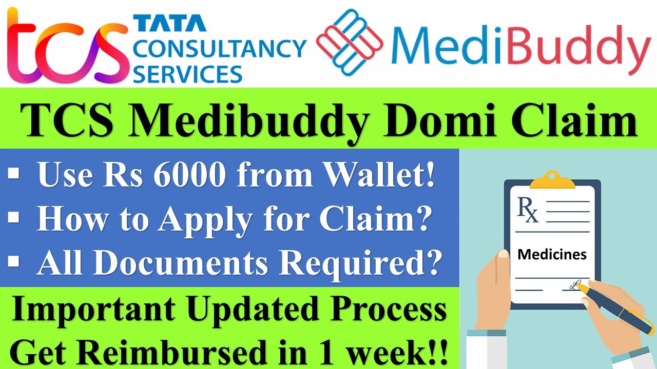 TCS Medibuddy Domiciliary Full Process Explained 2023 | Medical Reimbursement 6000 Health Insurance