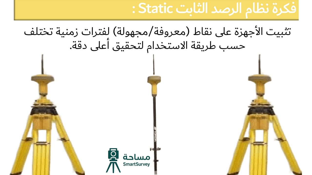 الرصد الثابت (Static GPS Survey)
