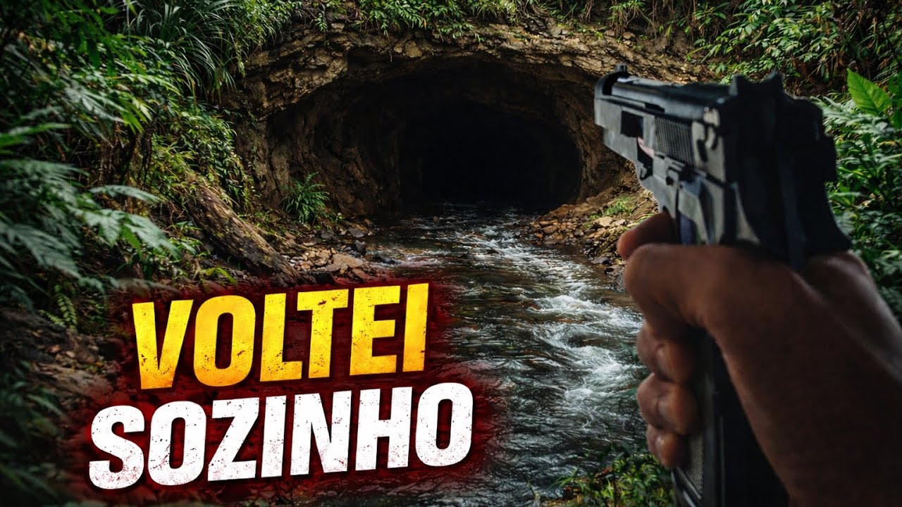 FUI SOZINHO NA CAVERNA DA MÃE DO OURO 😱