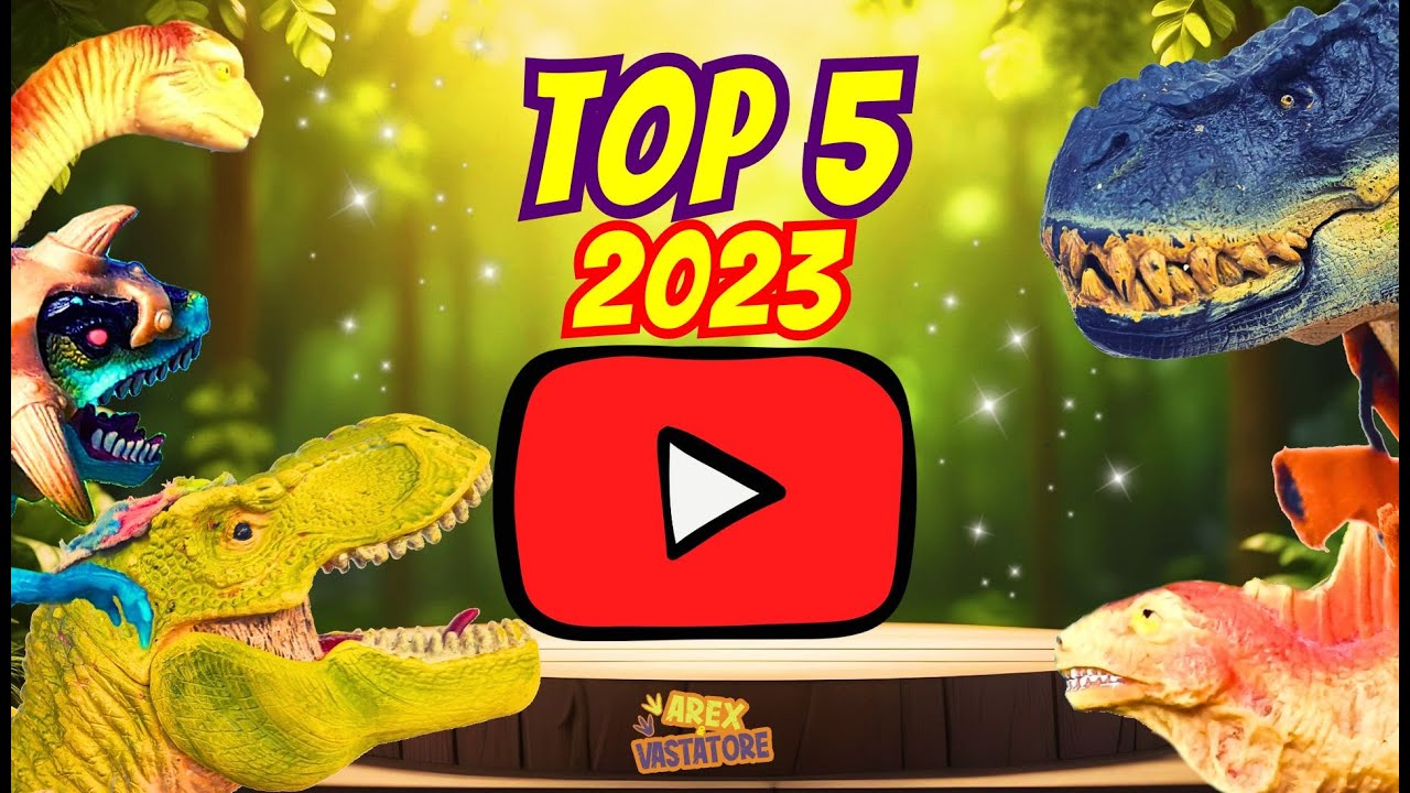 ✨ TOP 5 ✨ I video di Arex & Vastatore PIÙ VISTI nel 2023! 🦖