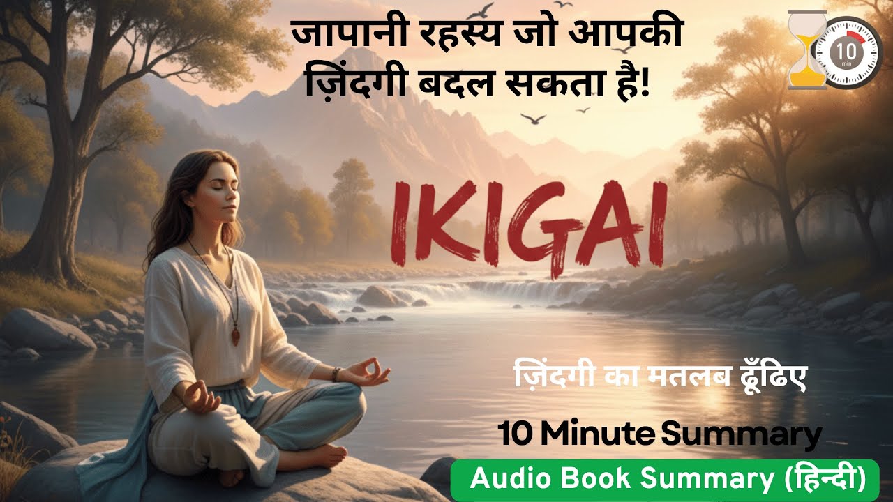 Ikigai by Héctor García, Francesc Miralles | 10 Minute | Hindi Book Summary | Readers and the Monk