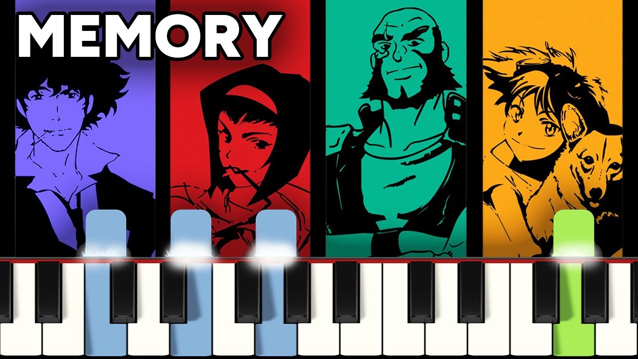 Memory (from Cowboy Bebop) Piano Tutorial &ndash; Easy/Medium