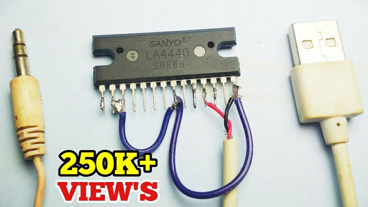 Simple High Power Audio Amplifier Circuit