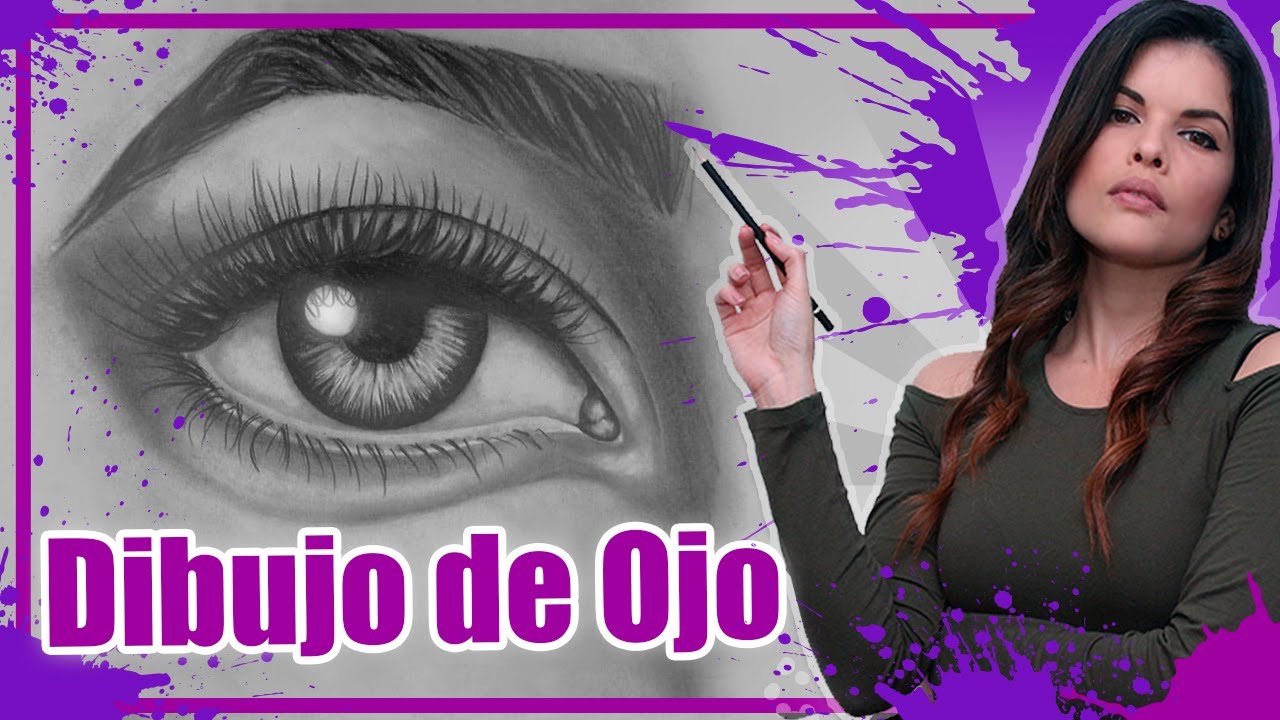 🟣Curso completo 😱😱😱 de DIBUJO a LAPIZ ✏️ de ROSTROS REALISTAS para Principiantes - #5 DIBUJO DE OJO.