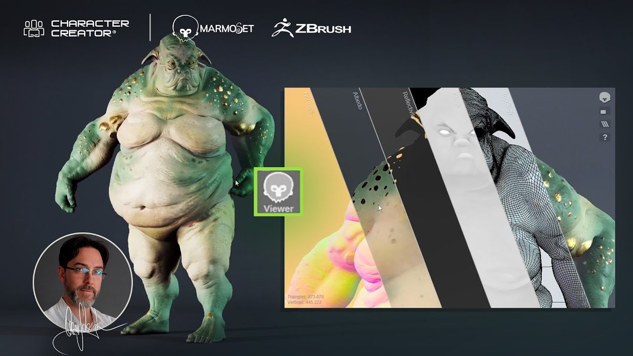 How to Use Marmoset Viewer to Present Your Character Creator 5 (CC5) Creations on ArtStation