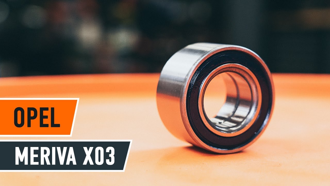 Jak wymienić przód łożysko koła w OPEL MERIVA A [PORADNIK AUTODOC]