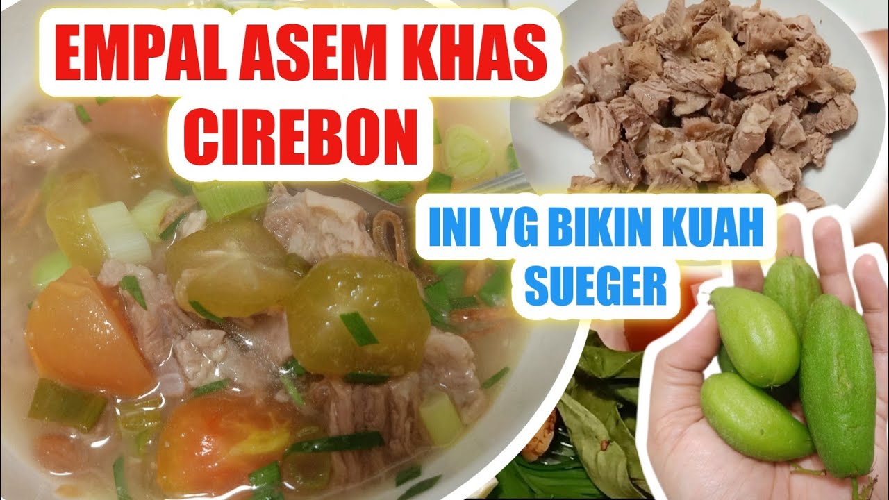 RESEP EMPAL ASEM KHAS CIREBON | EMPAL ASEM CIREBON