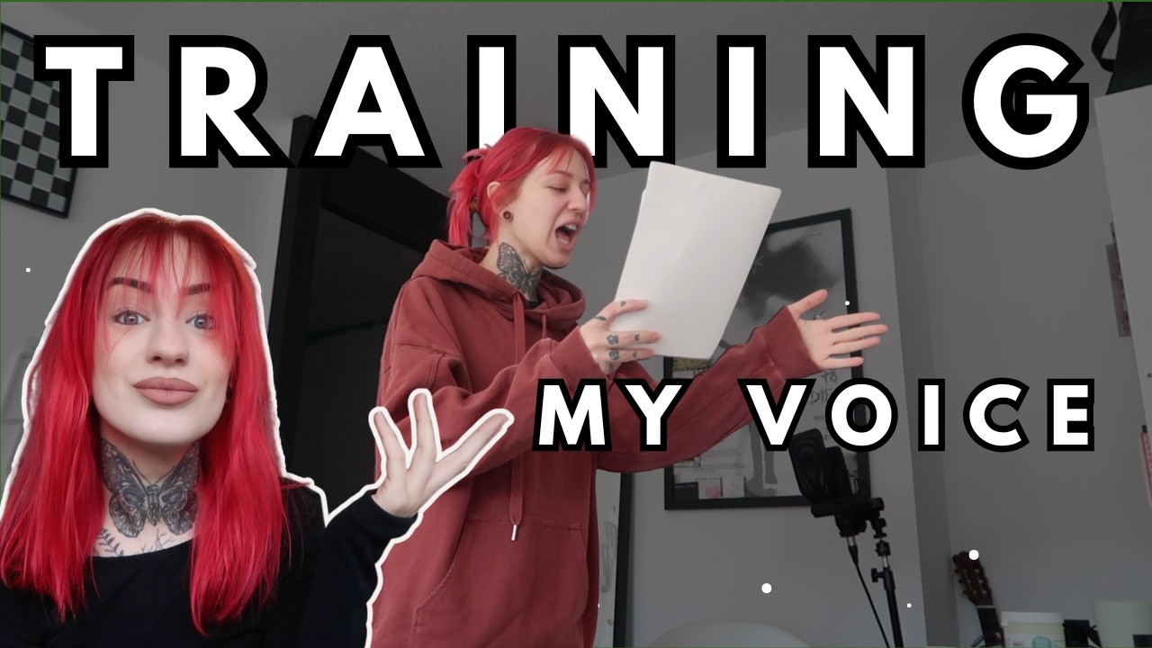 Working On My Voice For 3 Days | Vocal Warm Ups, Singer Practice & Writing Lyrics