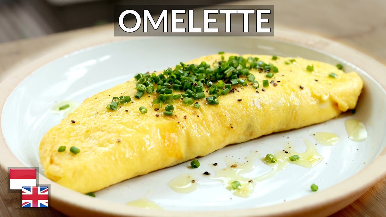 Tips Pasti Lembut & Mulus! Resep OMELET TELUR JAMUR Ala Hotel [Bahan Rumahan]