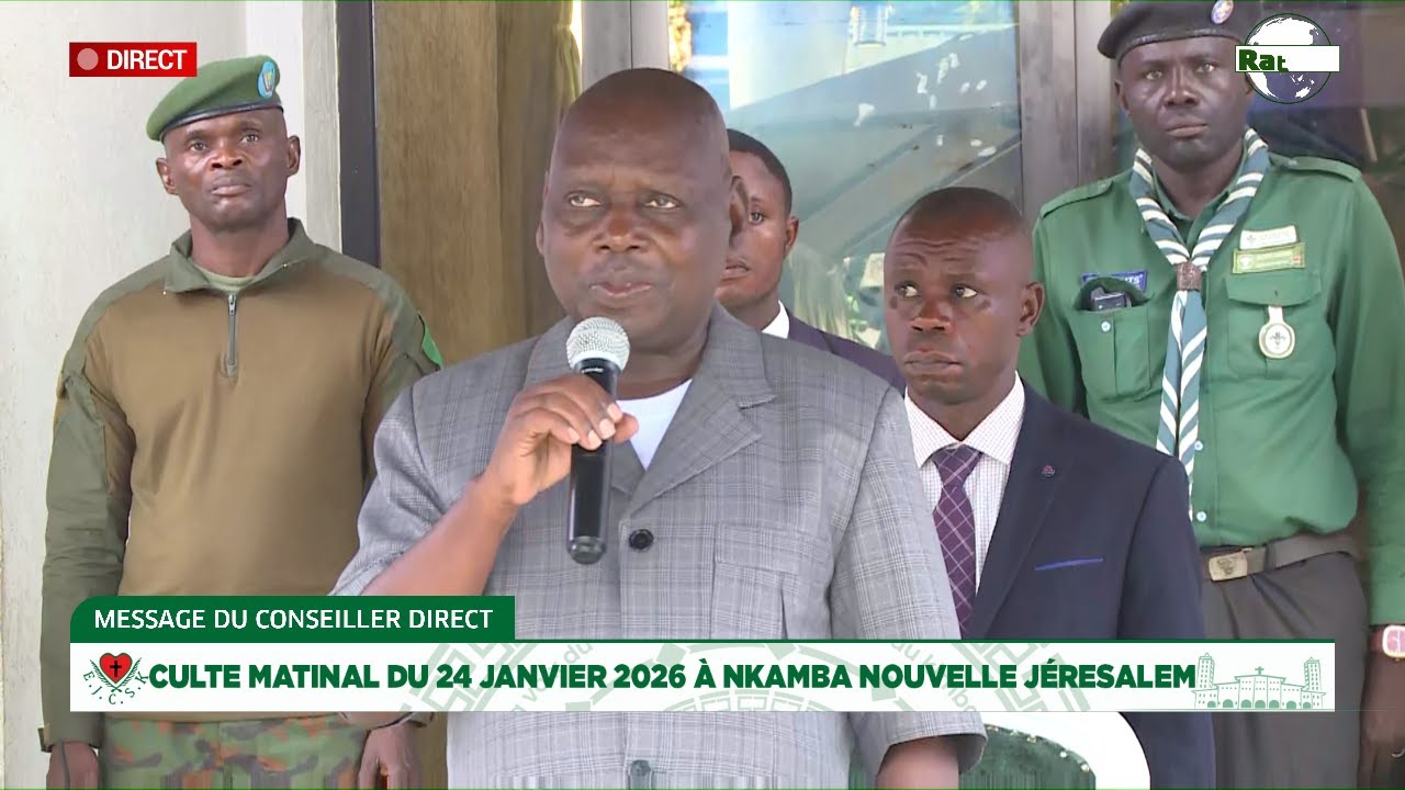 MESSAGE MATINAL DU CONSEILLER DIRECT PAPA ANDRE MBENZA KIANGANI 24 JANVIER 2026 A NKAMBA