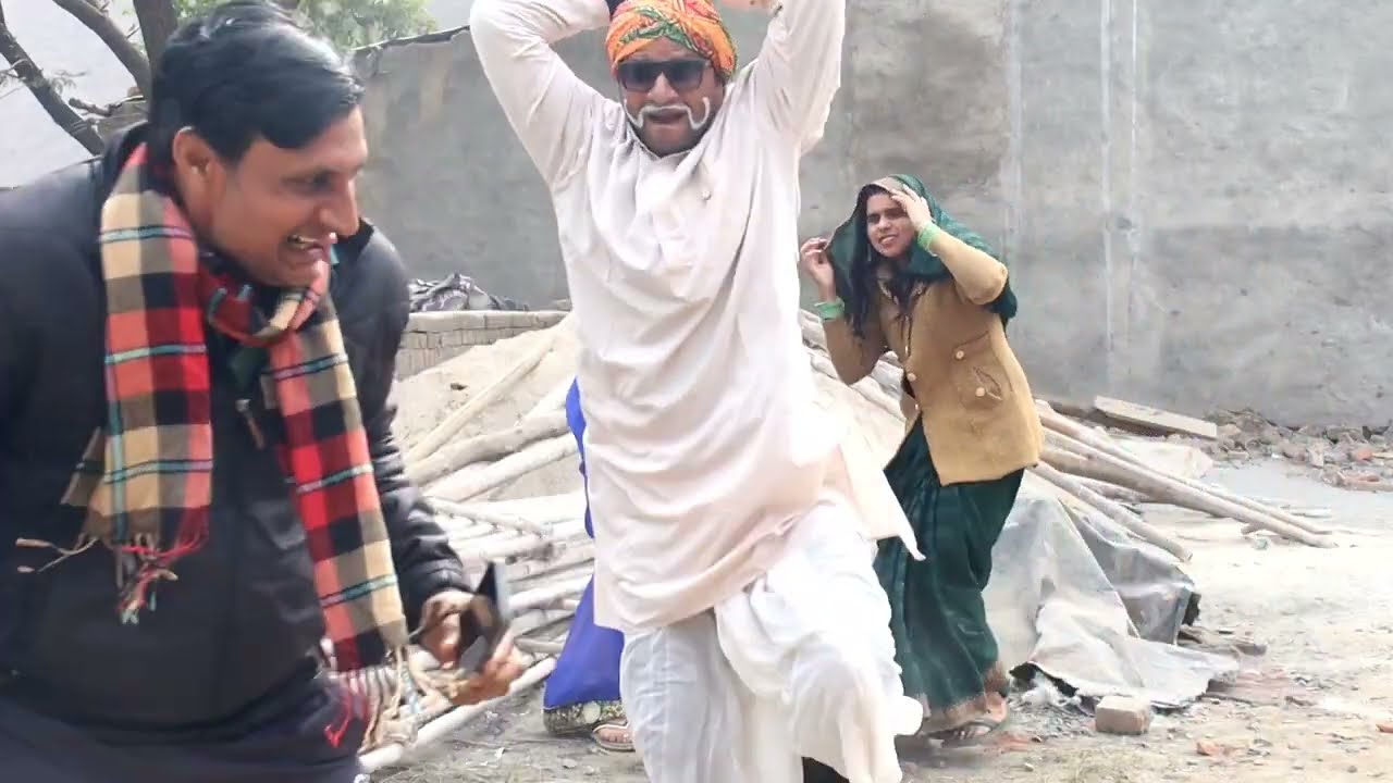 धन्नी ताऊ ने लंगड़ा की बहू से की सेटिंग||Dhanni tau ki comedy Kamal javiya ki comedy jhutharam ki