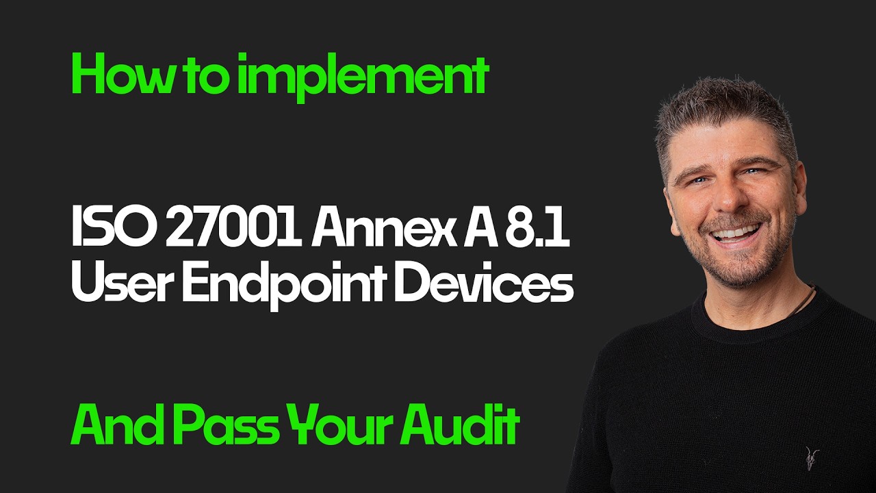 Приложение A 8.1 стандарта ISO 27001 — Описание пользовательских конечных устройств.