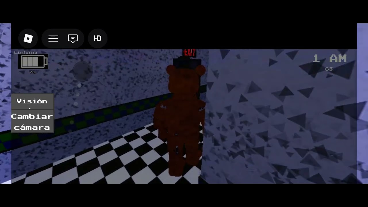 Mi primera vez jugando fnaf 2 en Roblox 