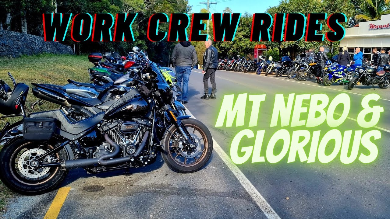 Work Crew Rides - Mt Nebo & Mt Glorious (Brisbane, Qld) on a Harley Davidson Low Rider S