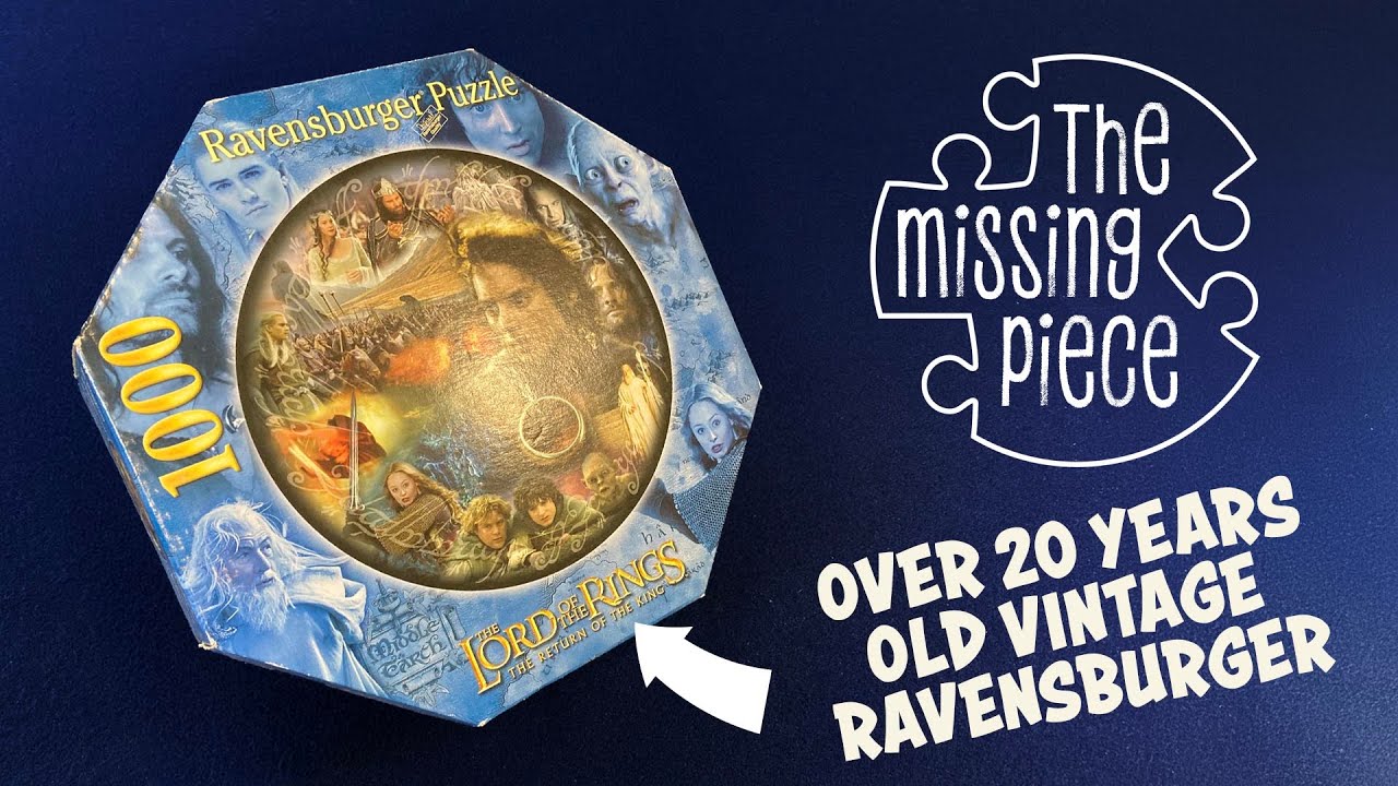 Vintage Lord Of The Rings 1000 Piece Ravensburger Jigsaw Puzzle