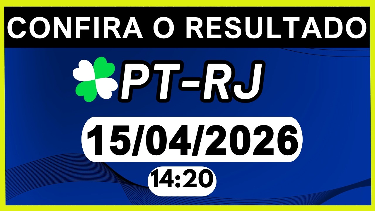 RESULTADO JB - PT-RJ e LOOK-GO 14:20 | 15/04/2026