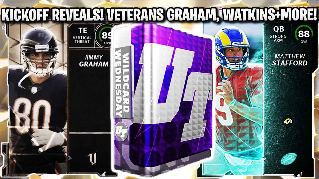 ULTIMATE KICKOFF REVEALS! VETERANS JIMMY GRAHAM, WATKINS, AND MORE! | MADDEEN 22 ULTIMATE TEAM