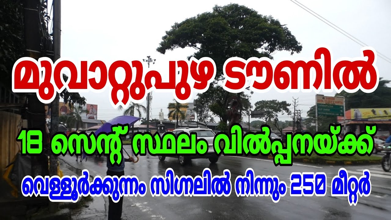 18 Cents of land for sale at Muvattupuzha. Just 200 mtr. away from main road.