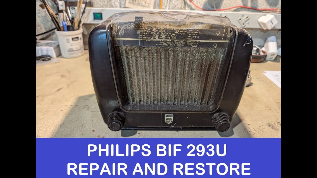 Philips BIF293U mains radio from 1950