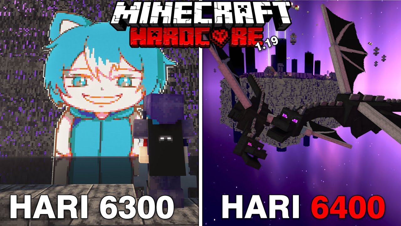 Bertahan Hidup 6400 Hari di Minecraft Hardcore 1.19.2