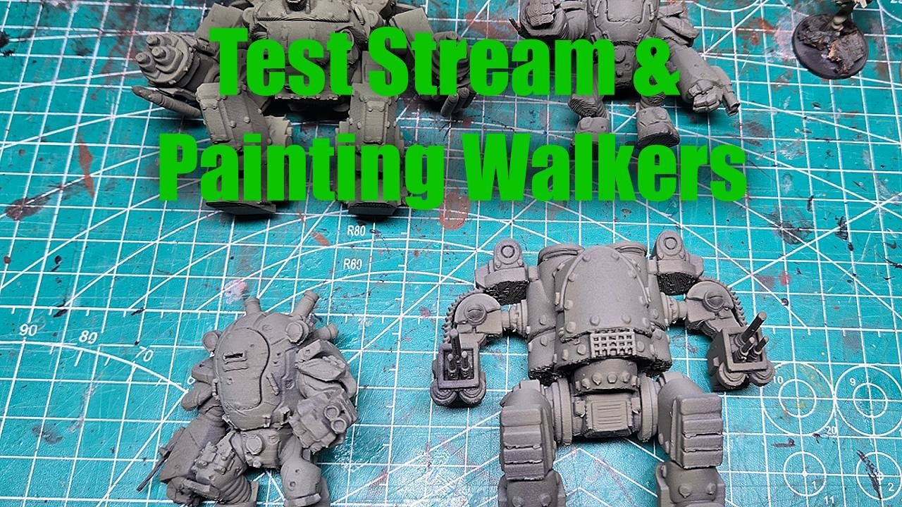 Testing Out The Stream And Painting Some US Walkers For Konlfikt '47