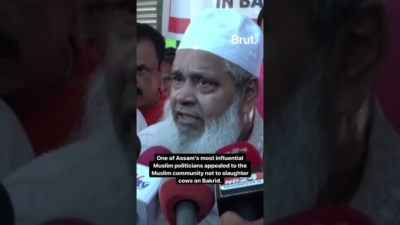 Badruddin Ajmal urged Assam&rsquo;s Muslims to avoid slaughtering cows during the upcoming Bakrid festival