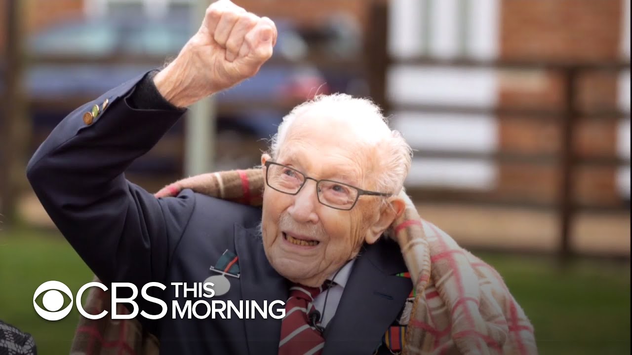Captain Tom, veteran who raised millions of dollars for coronavirus fight, turns 100