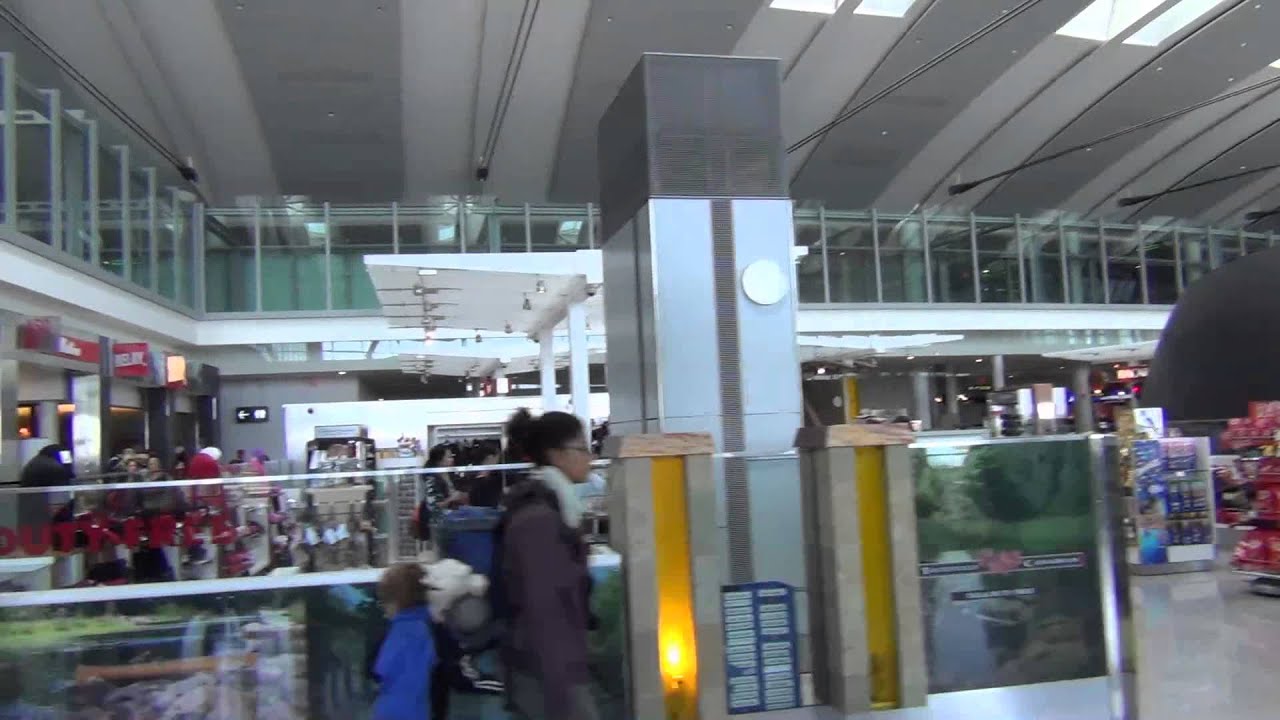 An HD Tour of Toronto Pearson Airport (YYZ), Terminal 1, E and F gates