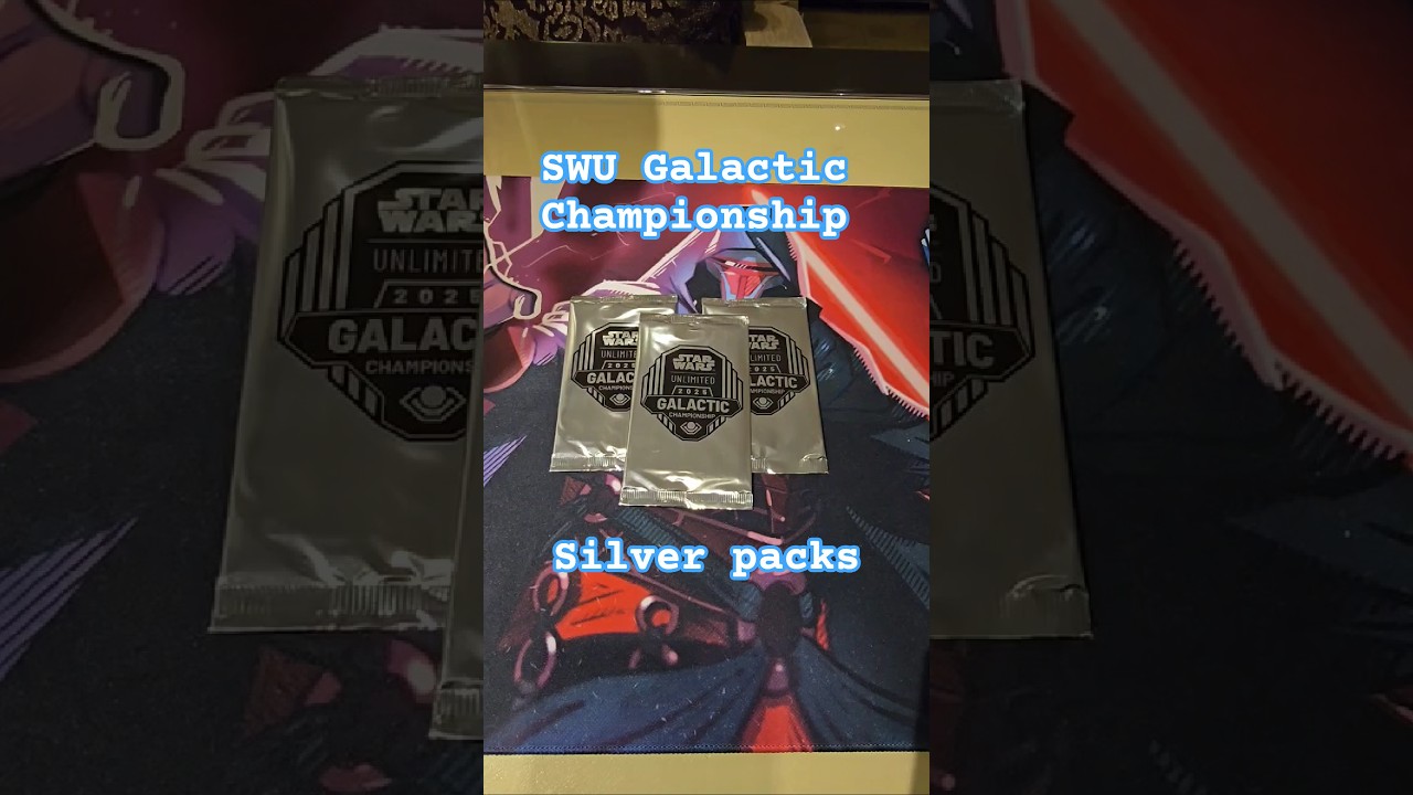 SWU Galactic Championship Silver Packs #packopening #starwars #starwarsunlimited #swu