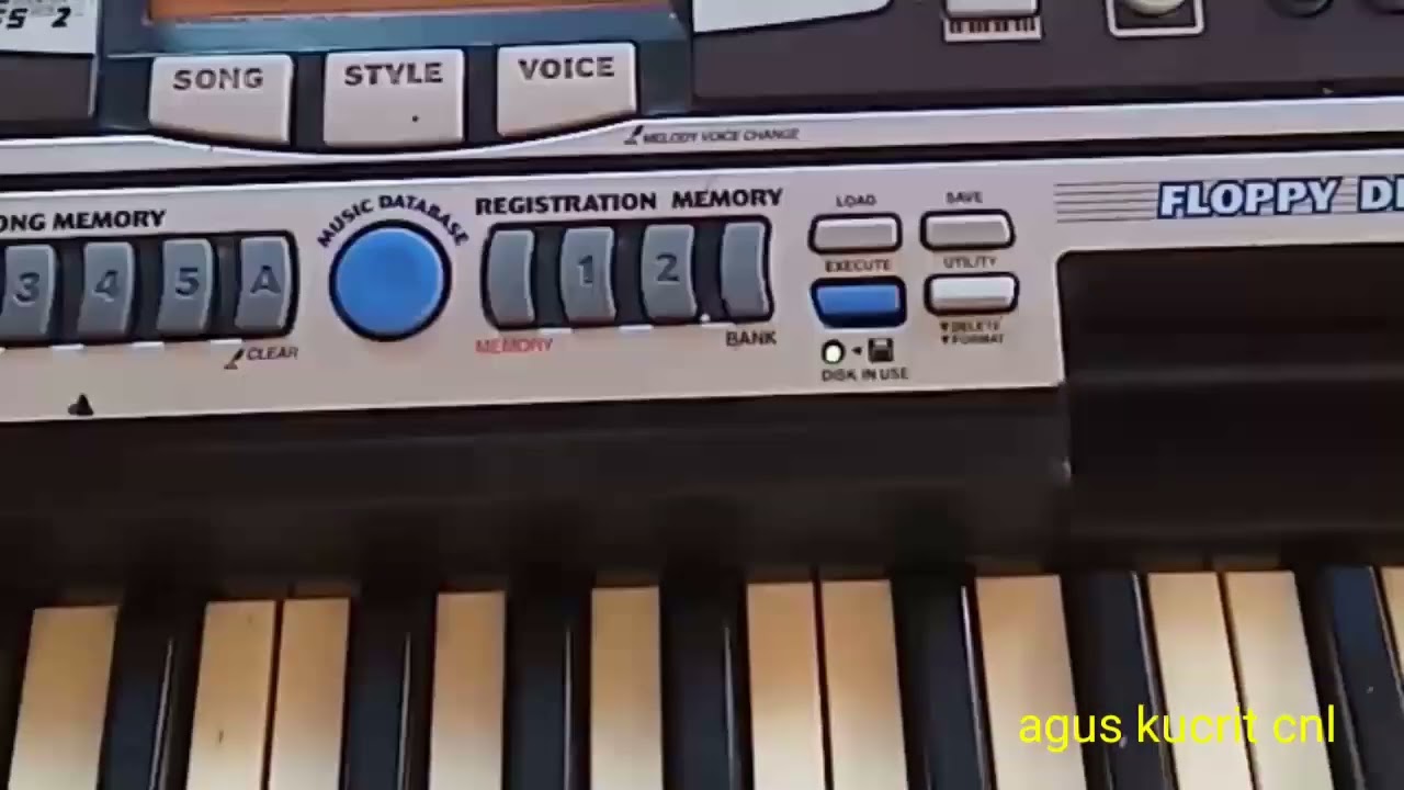 YAMAHA PSR 350.GANTI DISKET KE EMULATOR USA