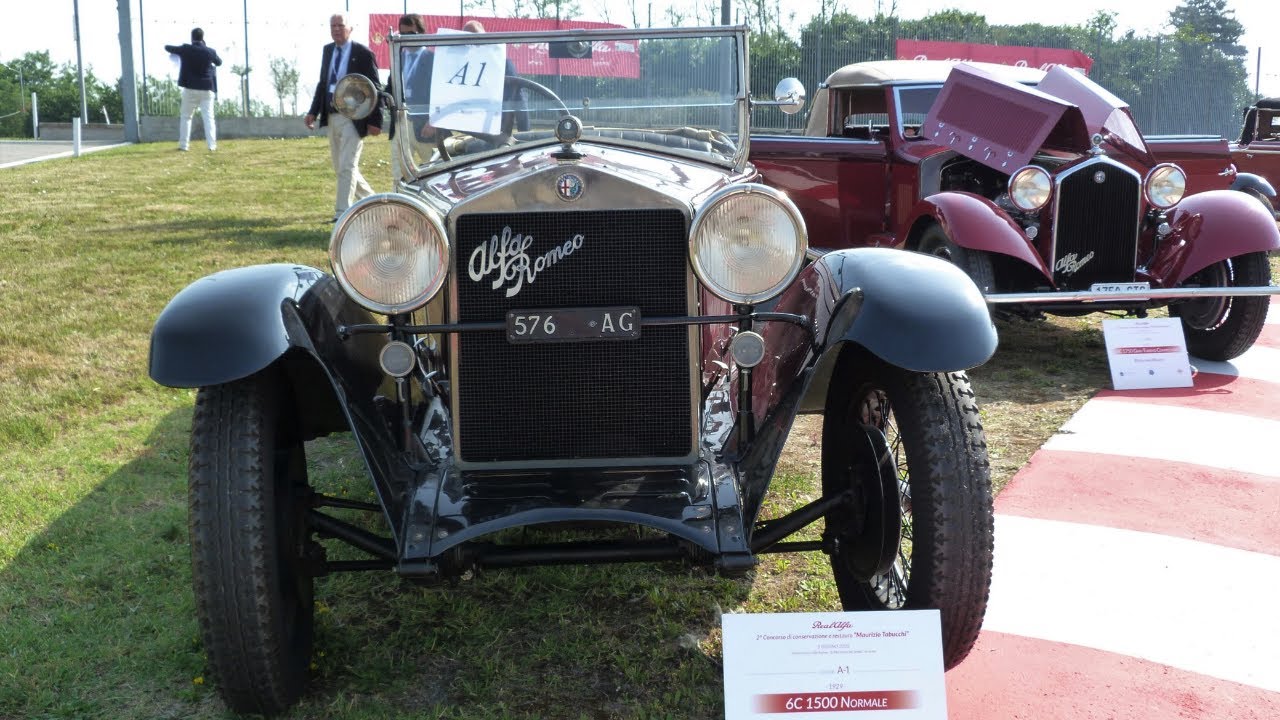 Le Alfa Romeo 6C 1500 e 1750  al Concorso di Conservazione e Restauro - RealAlfa 2022